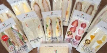 konbini sandwiches