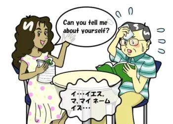 Japanese People Studying English