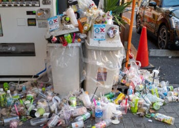 trash in Japan