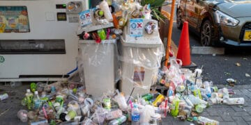 trash in Japan