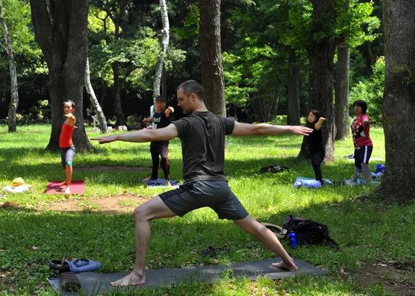 From Rebellion to Relaxation: The Transformation of Yoyogi Park 14 Yoyogi Park Yoga BIJ Official