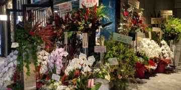 Grand Opening Flowers in Japan