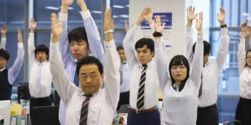 japanese morning work stretches