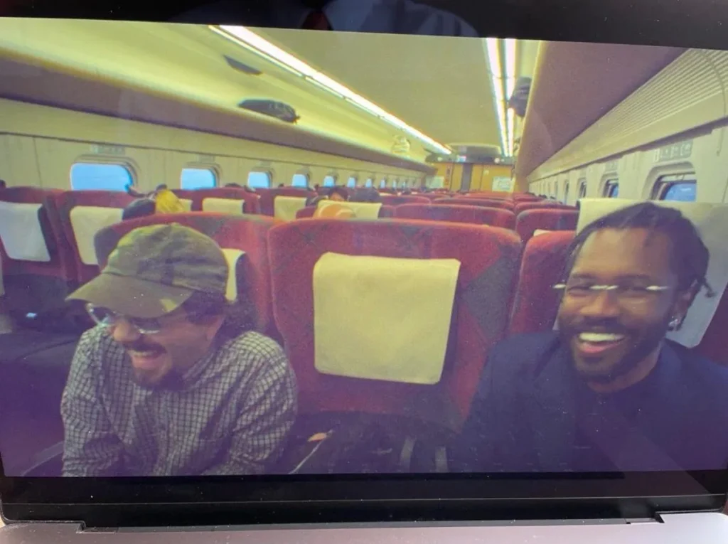 The First Sightings Of Frank Ocean In Japan Around 2014 3 frank ocean japan train BIJ Official 1