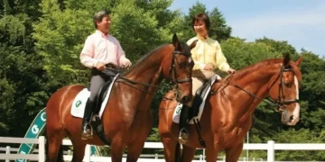 horse riding in japan